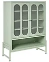 2 Door Sideboard SOLETTA Metal Mint Green