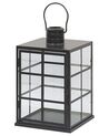 Metal Candle Lantern 33 cm Black BINTAN_776580