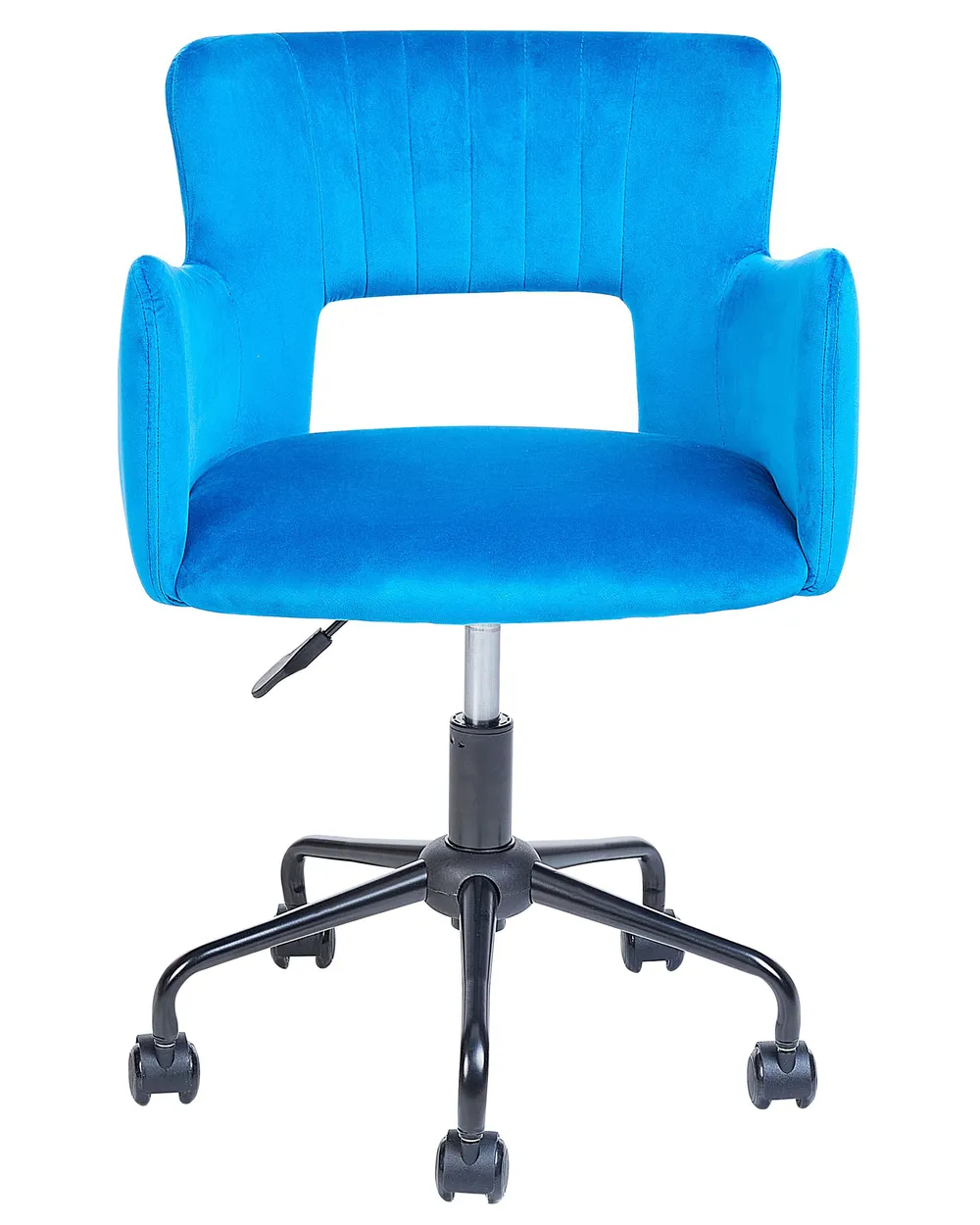 Sedia da scrivania SANILAC II Velluto Blu_855191