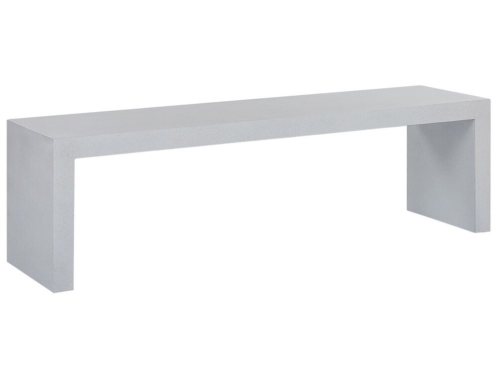 Panchina da giardino TARANTO 150 cm Cemento Bianco