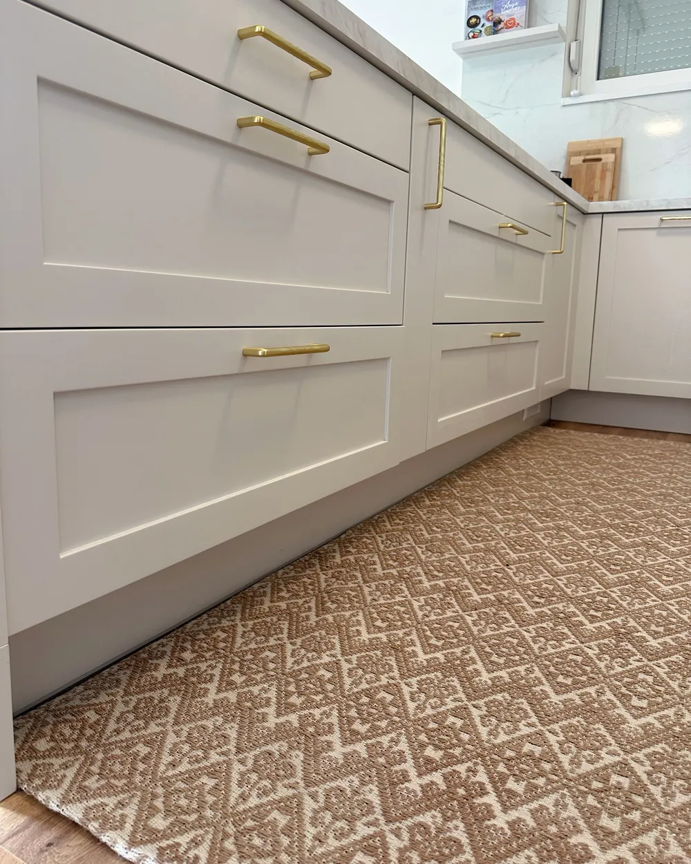 Tappeto ATIMA Beige 160 x 230 cm Iuta_969607