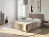Ottoman Bed LUNAN Taupe 160 x 200 cm (EU King Size)