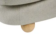Sofa Bed 2 Seater ESBJERG Faux Linen Off-White_1059306