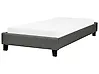 Bed without Headboard Fabric ROANNE 90 x 200 cm (EU Single) Grey
