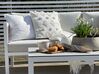 5 Seater Garden Sofa Set White and Brown BORELLO_802034