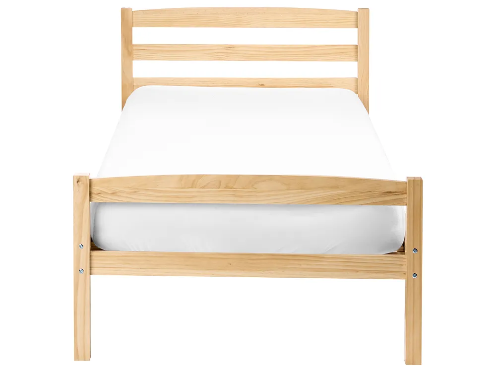 Letto Legno di pino ECHALLON 80 x 200 cm Marrone chiaro_1108189