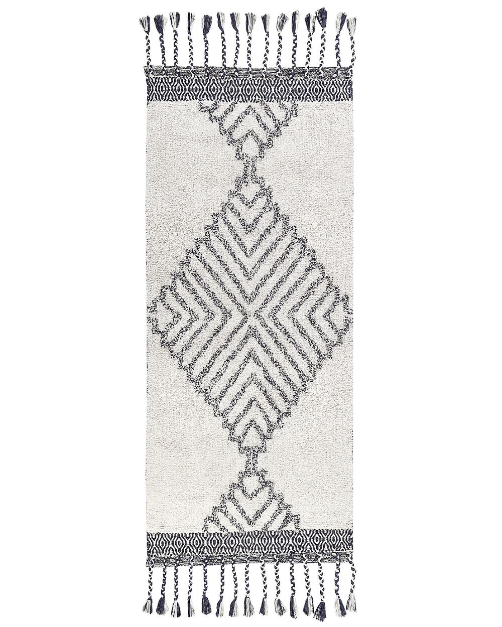 Tapis ERAY Beige clair 80 x 150 cm Coton
