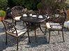 Table de jardin en aluminium marron foncé ⌀ 90 cm ANCONA_765300