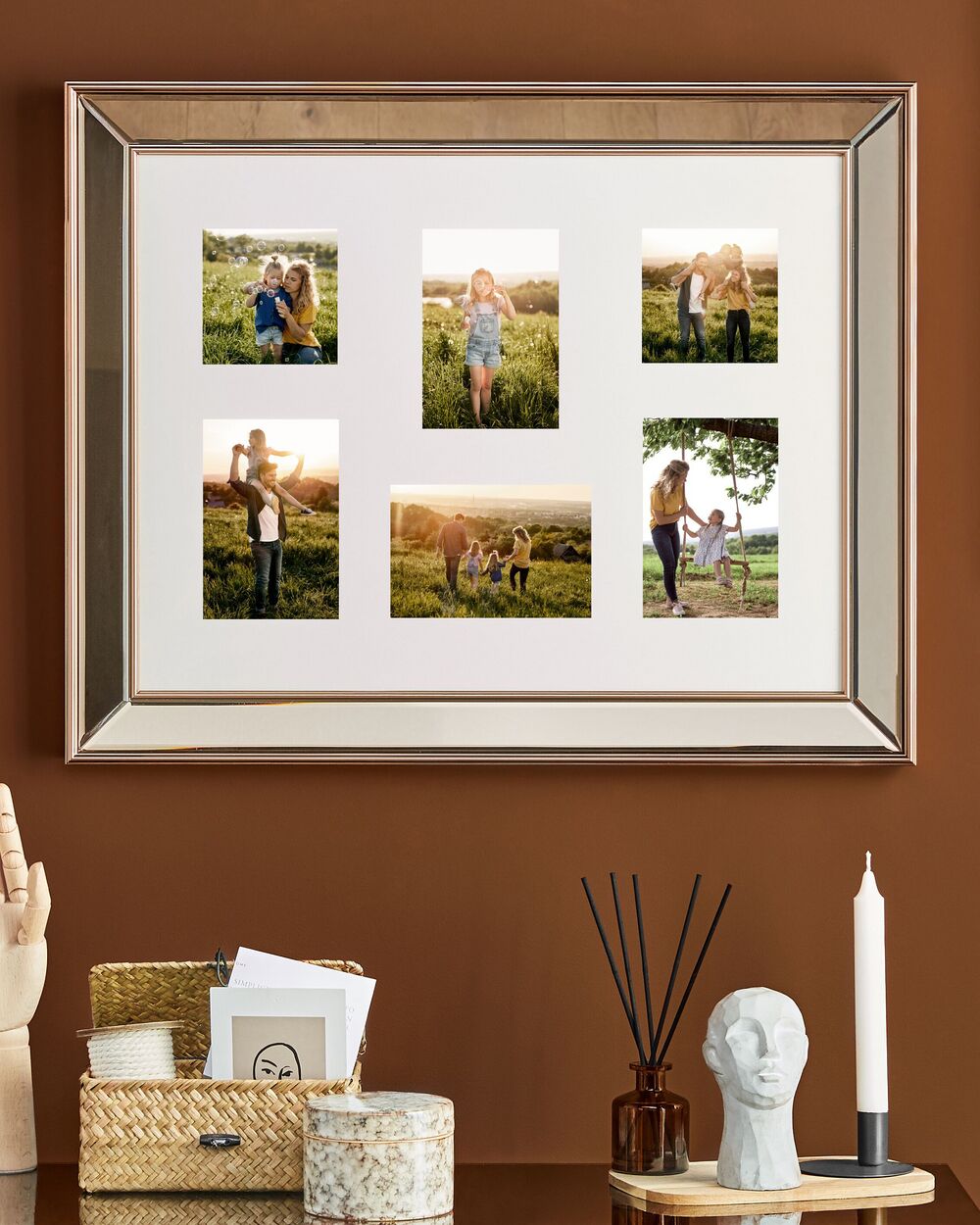 Frame for 6 Photos DABOLA Copper