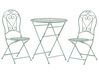 Metal Garden Bistro Set Green TRENTO_780732