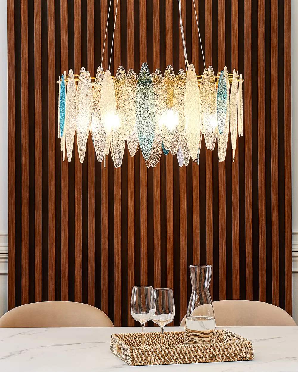 Chandelier MALACCA Glass Multicolour