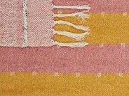Blanket NAIKHU Cotton 130 x 170 cm Light Red_834443