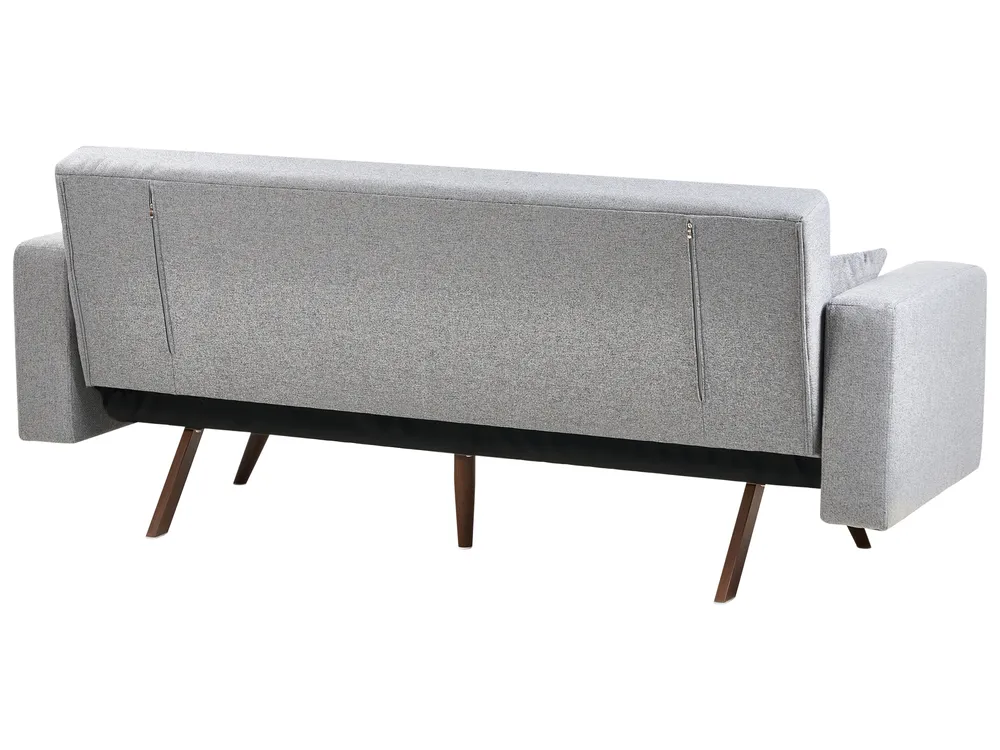 Sofa Bed 3 Seater HJULBY Grey_1030201