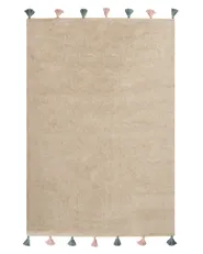 Kids Rug KODINHI  Beige 140 x 200 cm Cotton_1135275