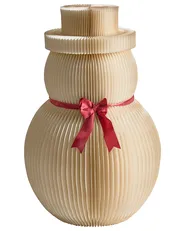 Zestaw 2 dekoracji świątecznych KLARALVEN 90/124 cm Bałwan Beżowy_1030526