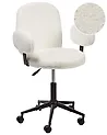 Desk Chair MORAGA Boucle Off-White