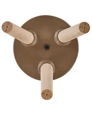 Donica na nóżkach KOTTES 22 cm Jasnobrązowy_808795