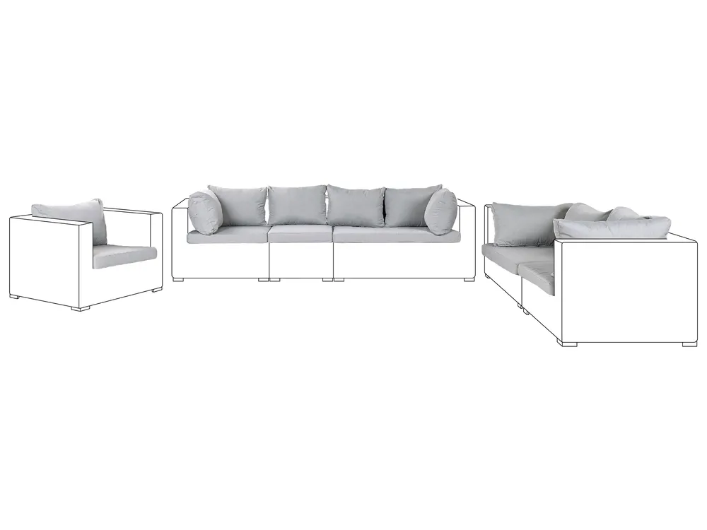 Federa per cuscino da esterno, set di 4 federe impermeabili con motivo a fiori e uccelli blu e verdi per divano, per patio, giardino, soggiorno, camer