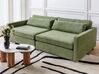 3 Seater Fabric Sofa Green VINSTRA_929427