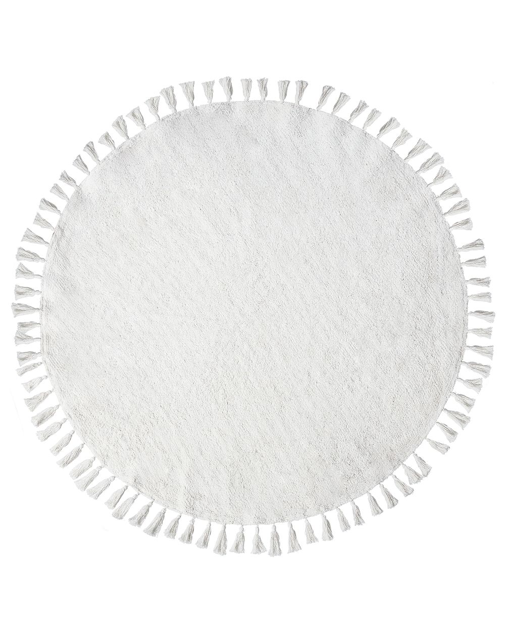 Tappeto MITSOBI Bianco ø 120 cm Cotone