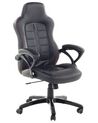 Fauteuil gamer noir marron foncé PRINCE_341684