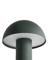 Wireless LED Table Lamp BOJO with Dimmer Metal Dark Green_1022170