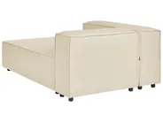 Modular Corner Sofa 2 Seater APRICA Faux Linen Beige Right Hand_856941
