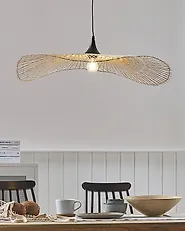 Lampada a sospensione FLOYD Bambù Marrone chiaro_1172658