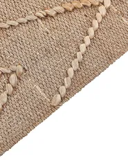 Tappeto DADAY Beige 140 x 200 cm Iuta_853600