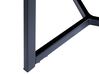 Mesa auxiliar madera oscura/negro ⌀ 50 cm TIPPO_851583
