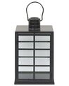 Metal Candle Lantern 33 cm Black BINTAN_776582