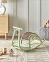 Rattan Kids Rocking Chair Light Green ASPRIA_932143