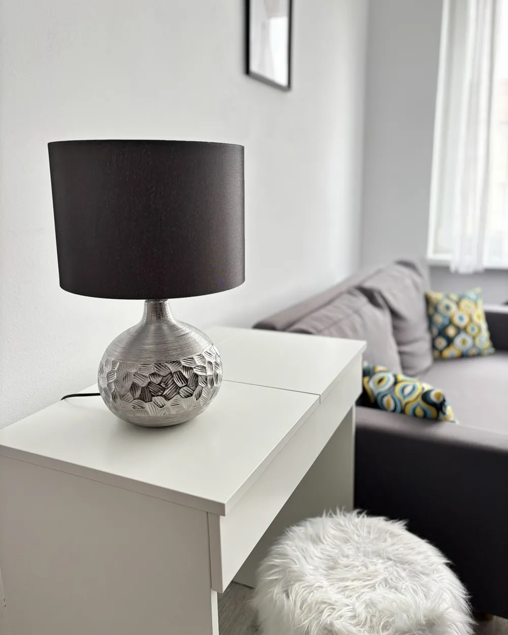 Table Lamp YAKIMA Porcelain Grey_980089