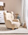 Sedia per bambini tessuto beige MELBU_886824