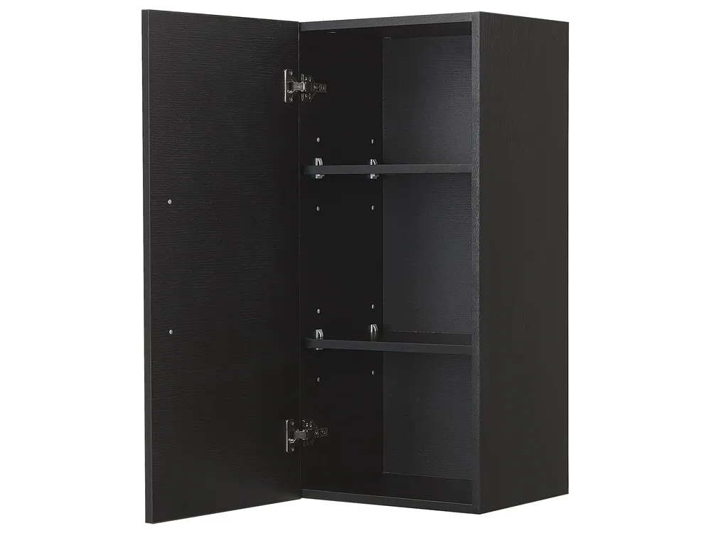 Armadio a muro per il bagno BILBAO 40 cm Nero_788604