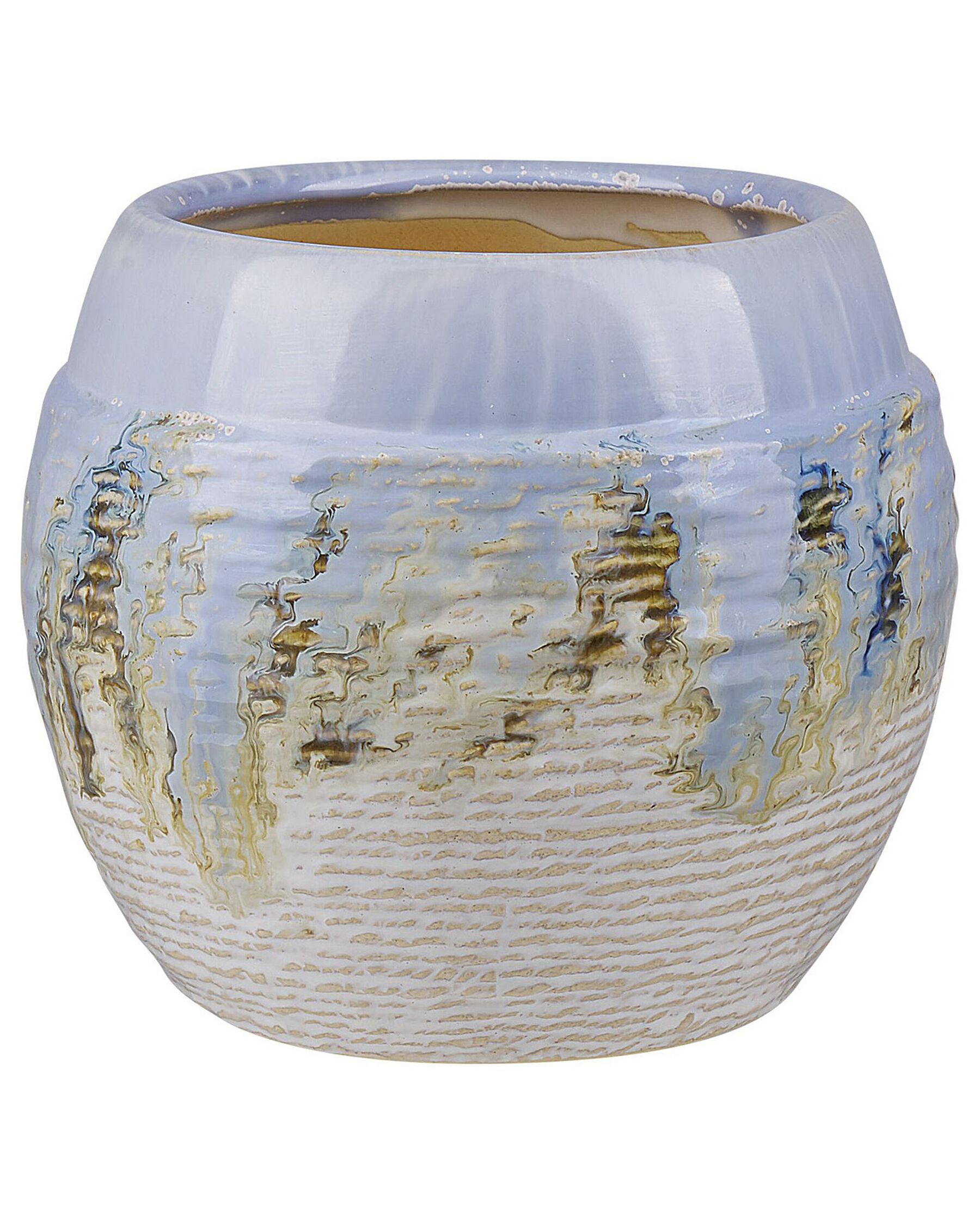 Stoneware Flower Vase 19 cm Multicolour BERGE_810600