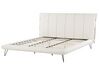 Letto a doghe in similpelle bianco 180 x 200 cm BETIN_788917
