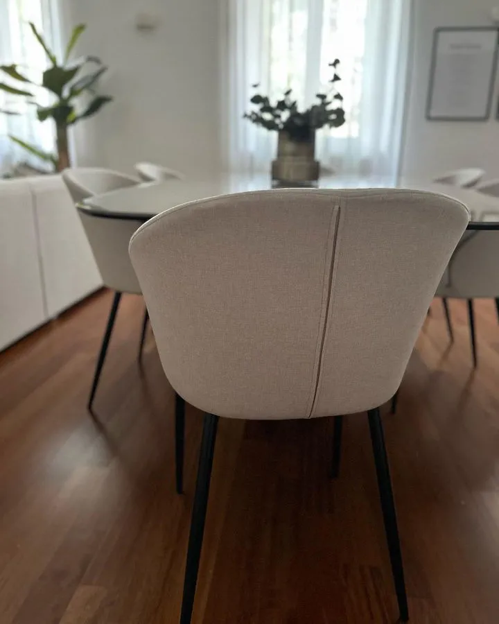 Set di 2 sedie da pranzo MASON Beige chiaro_923610