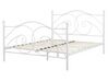 Metal EU King Size Bed White DINARD_740746