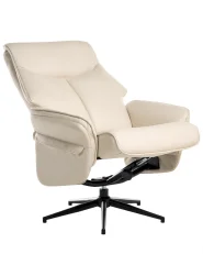 Recliner Chair ERATO Fabric Light Beige_1007317