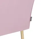 Chaise Longue NANTILLY Velvet Light Violet_943597