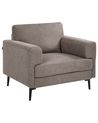 Armchair LOUSTO Fabric Brown