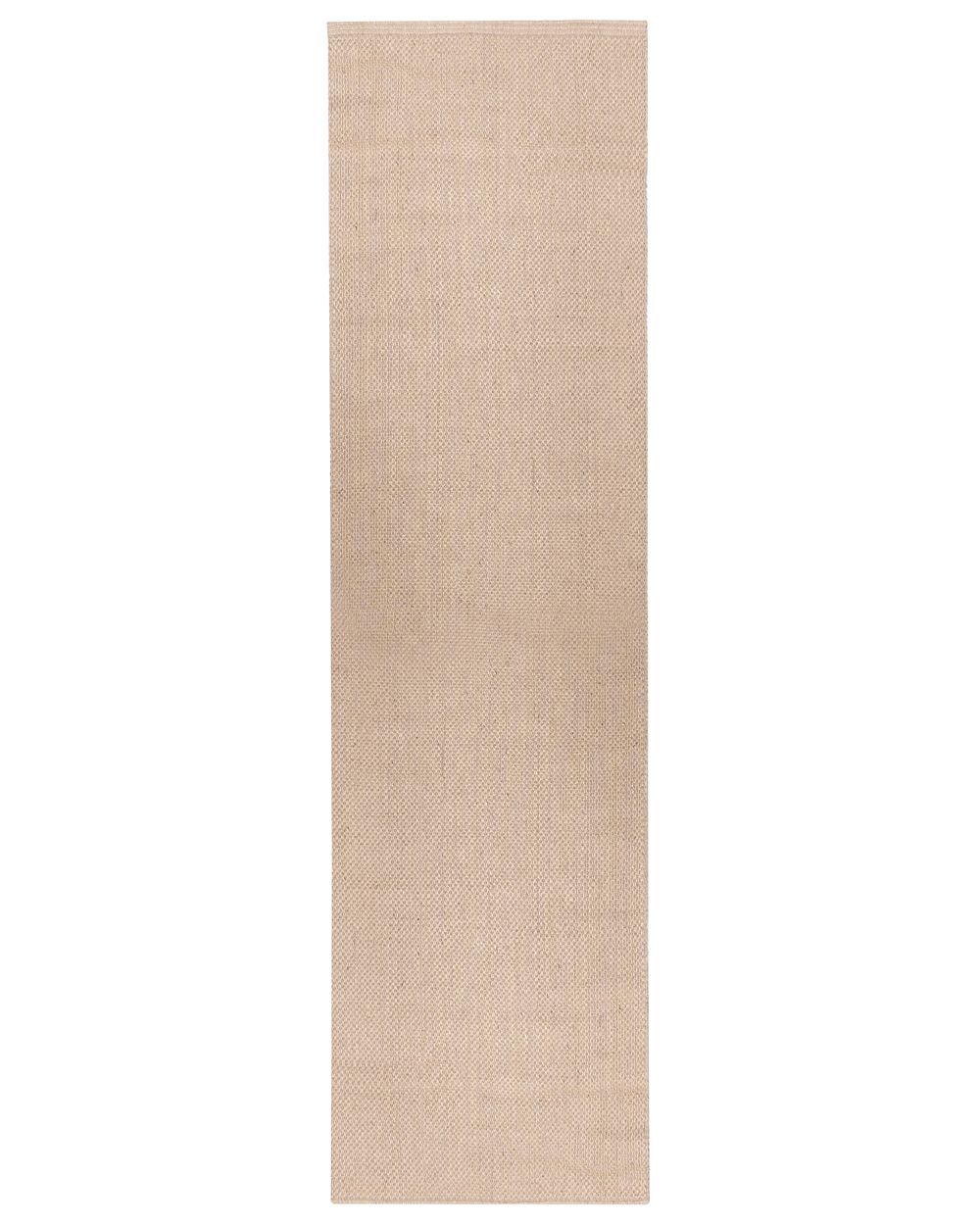 Rug NANDED Light Beige 80 x 300 cm Jute