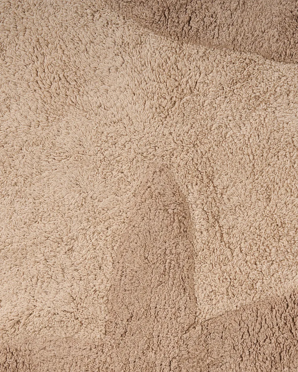 Kinderteppich IRINGAL  Hellbeige ø 120 cm Baumwolle_1155030