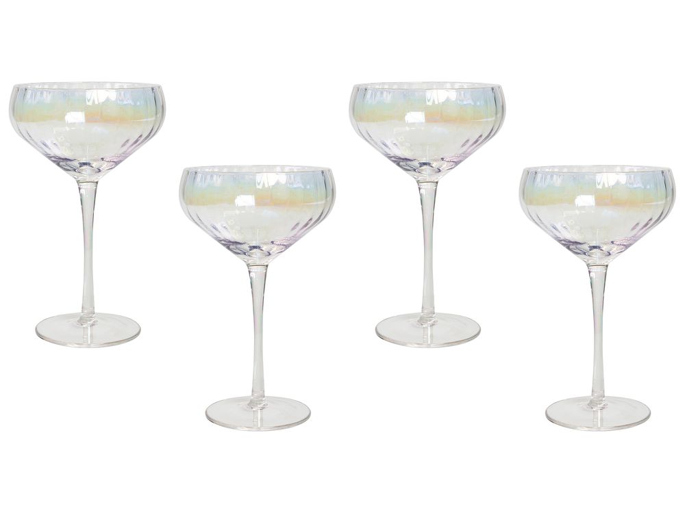 Lot de 4 coupes à champagne MORGANITE 300 ml Transparent