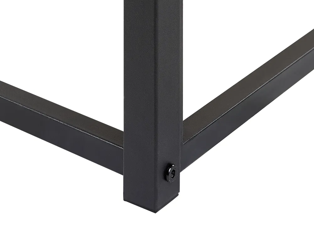 Bed Metal VIRY 160 x 200 cm (EU King Size) Black_902628