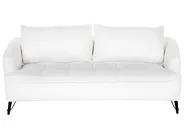 Living Room Set 5 Seater HOBRO Boucle White_948034