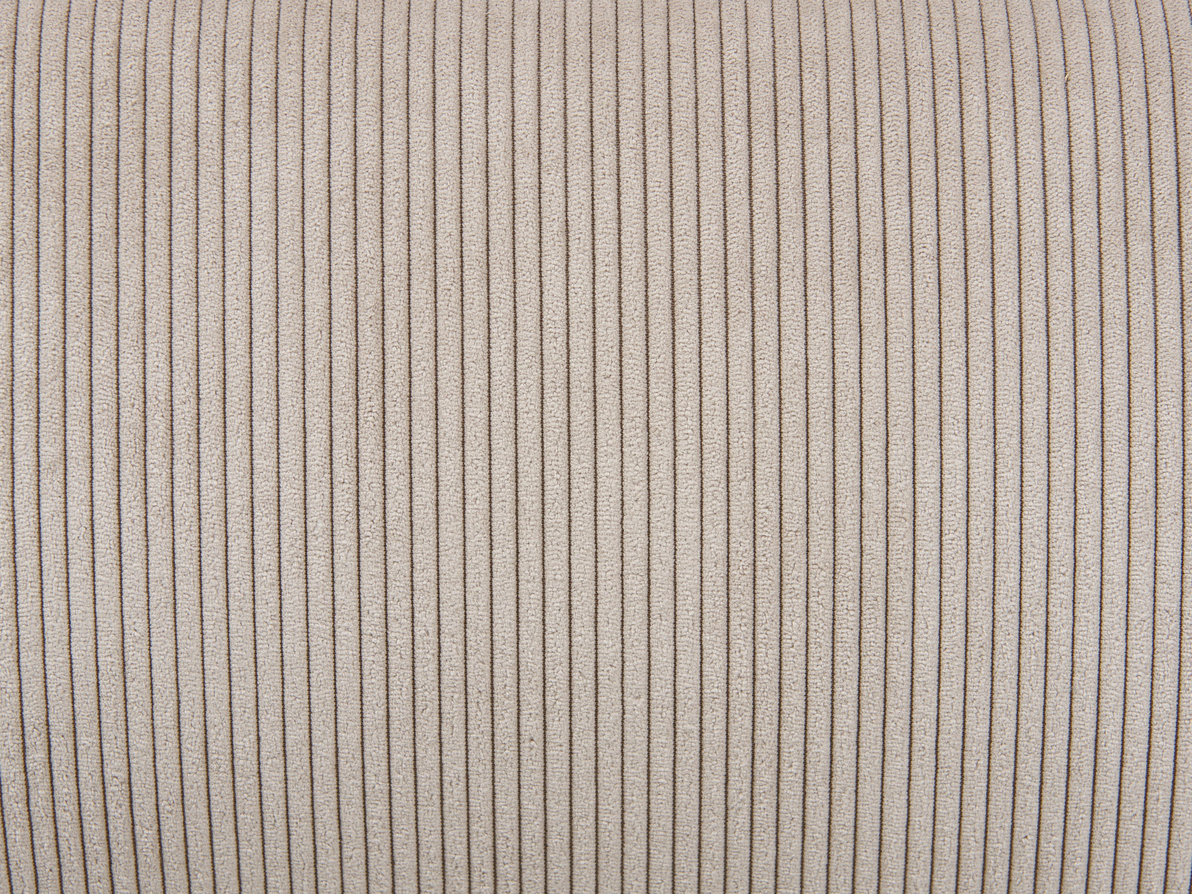 Łóżko Sztruks VINAY 160 x 200 cm Beżowoszary_879897