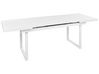 6 Seater Aluminium Garden Dining Set White and Grey VALCANETTO/COSOLETO_938400