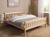 Wooden EU King Size Bed Light Wood GIVERNY_918172
